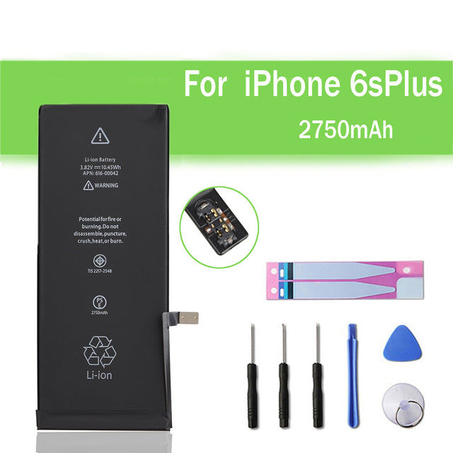 Batterie de remplacement pour iPhone 6S Plus, 2750mAh Batterie de remplacement pour iPhone 6S Plus, 2750mAh
